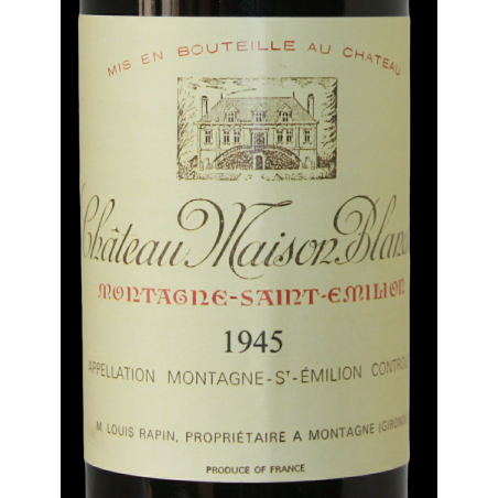 CHÂTEAU MAISON BLANCHE 1945 - RC
