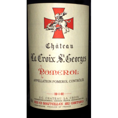 CHÂTEAU LA CROIX ST GEORGES 2013